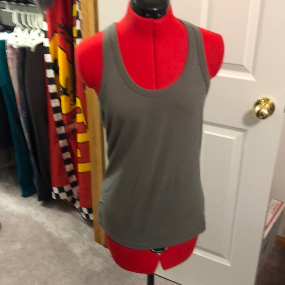 XS athletic works tank on gray